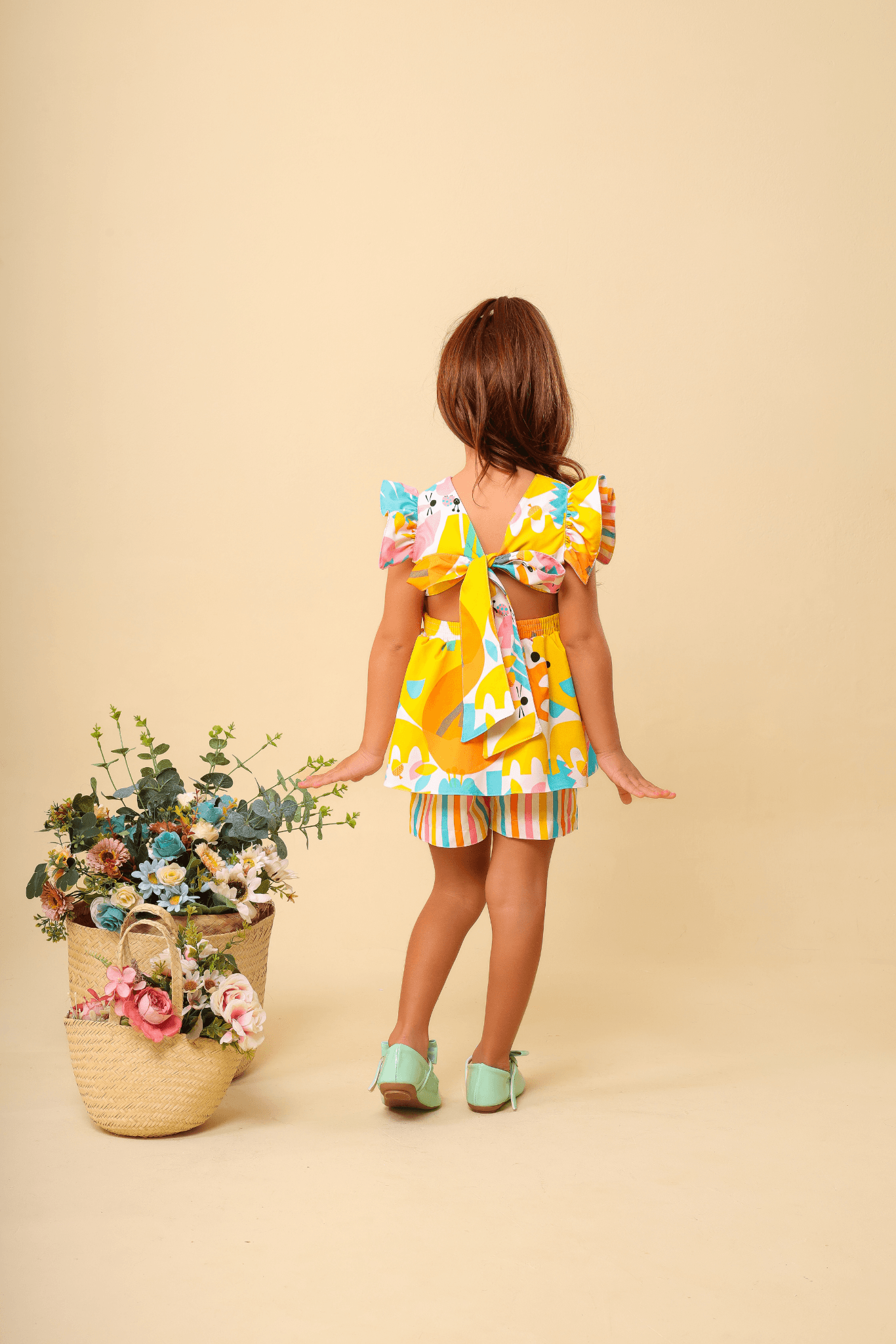 Fox Bow Set for Girls, Ages 2-8 – Adorable Two-Piece Outfit, Comfortable and Stylish, Perfect for Everyday Wear