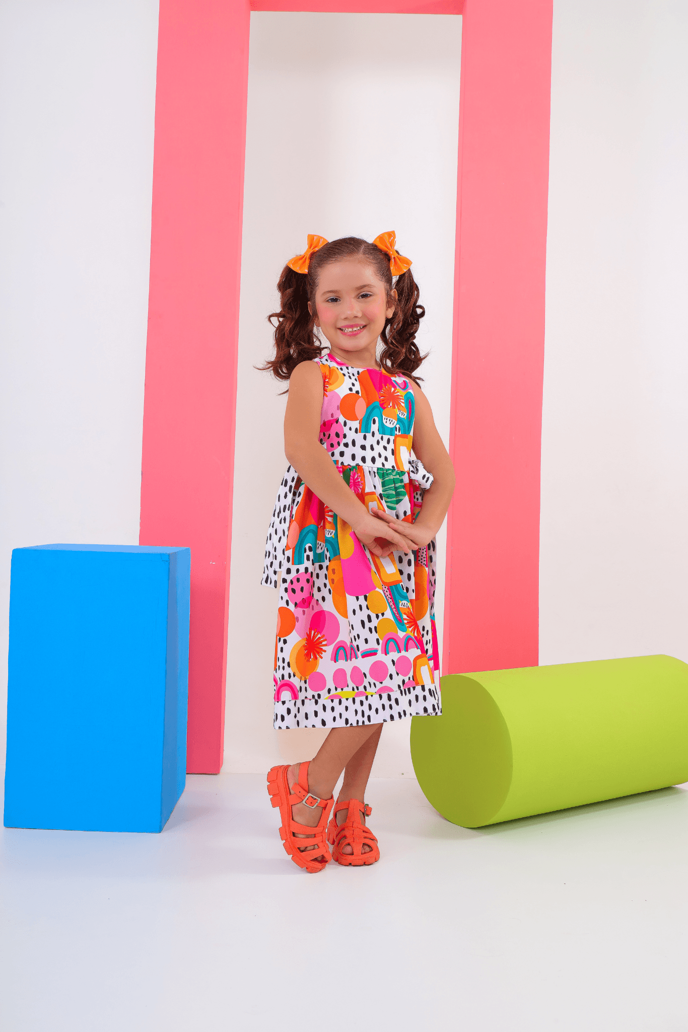 Watermelon Maria Dress for Girls, Ages 2-6 – Cute and Comfortable, Perfect for All Occasions