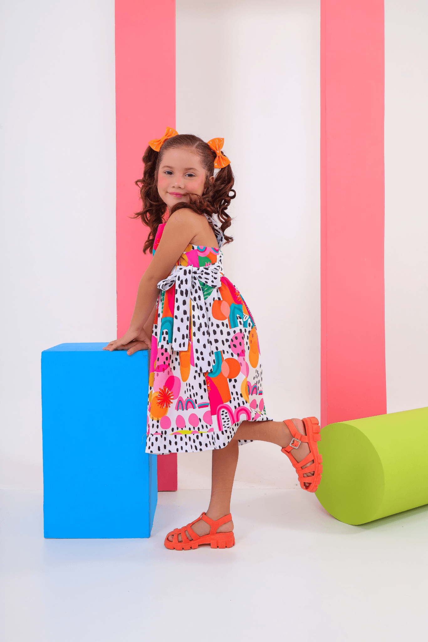 Watermelon Maria Dress for Girls, Ages 2-6 – Cute and Comfortable, Perfect for All Occasions