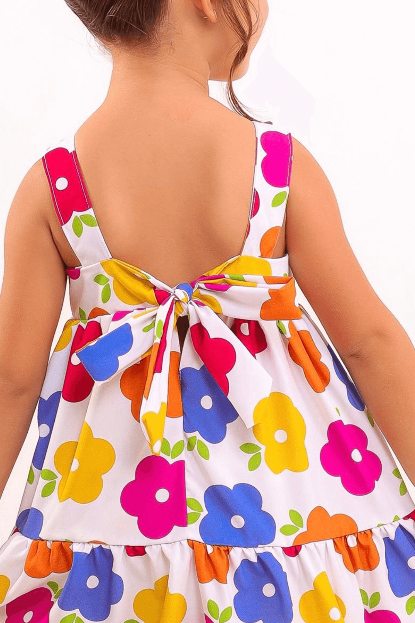 Anabella Flowers Dress for Girls, Ages 2-10 – Floral Design, Comfortable, Perfect for All Occasions